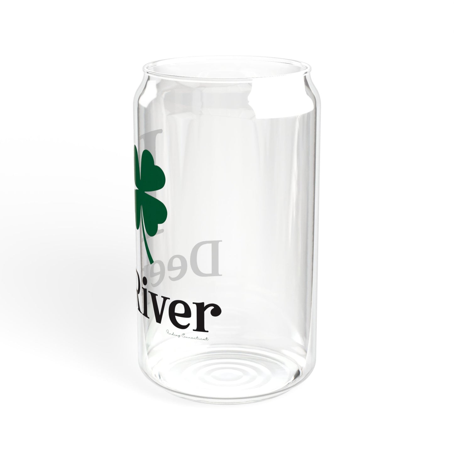 I Clover Deep River Sipper Glass, 16oz