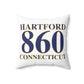 Hartford 860 Connecticut Polyester Square Pillow
