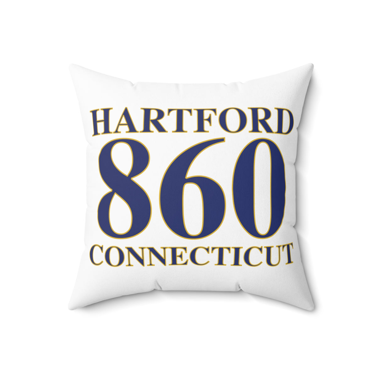 Hartford 860 Connecticut Polyester Square Pillow