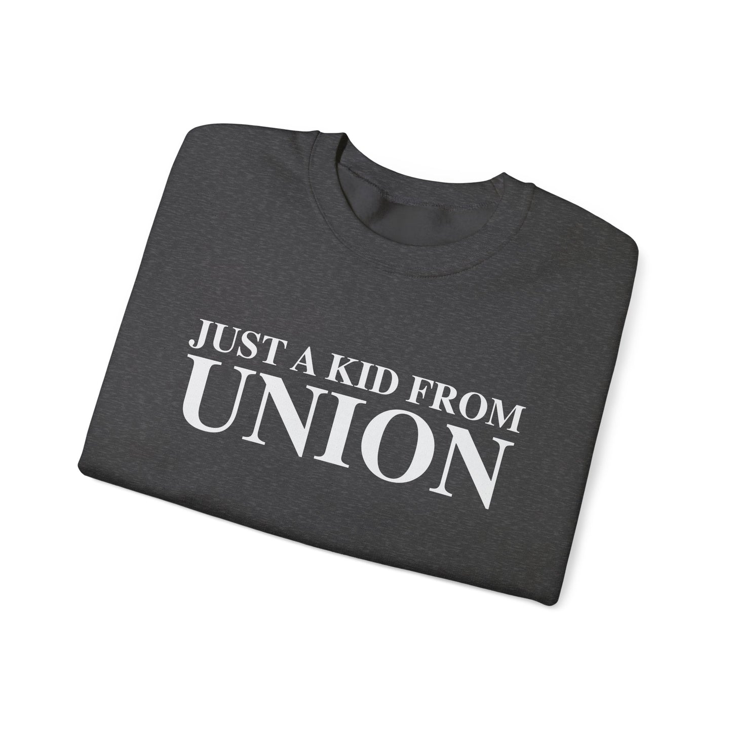 Just a kid from Union Unisex Heavy Blend™ Crewneck Sweatshirt