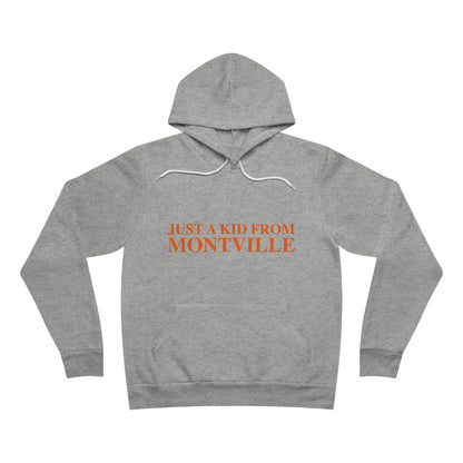 Just a kid from Montville Unisex Sponge Fleece Pullover Hoodie