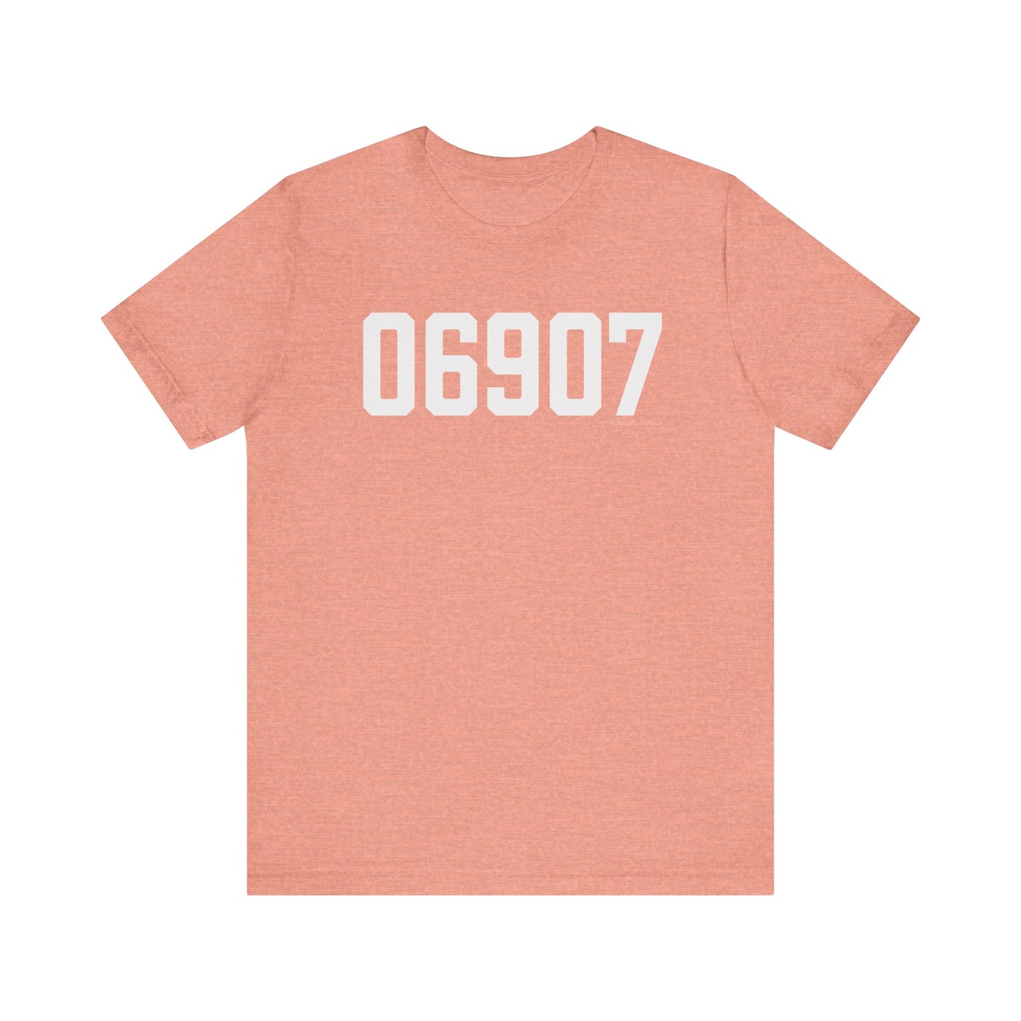 06907 Stamford CT Zip Code Unisex Jersey Short Sleeve T-Shirt