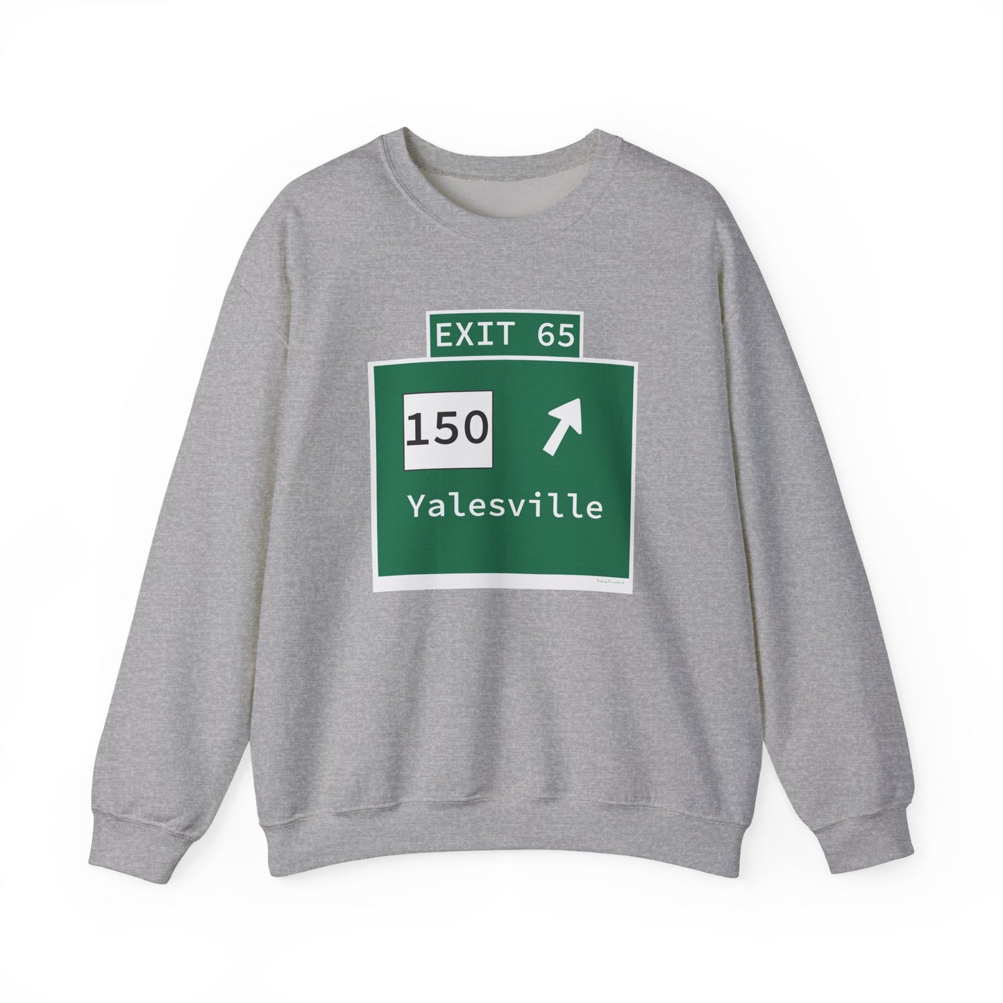 Vintage WCP Exit 65 Sign Unisex Heavy Blend™ Crewneck Sweatshirt