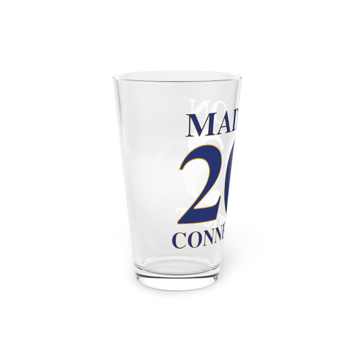 Madison 203 Connecticut Pint Glass, 16oz