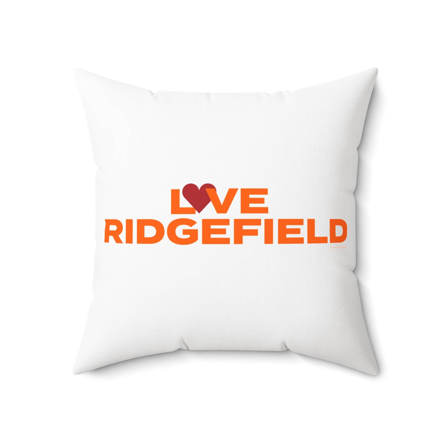 Love Ridgefield Spun Polyester Square Pillow
