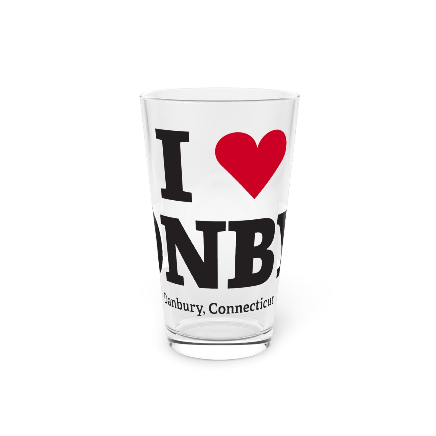 I Heart DNBY Pint Glass, 16oz