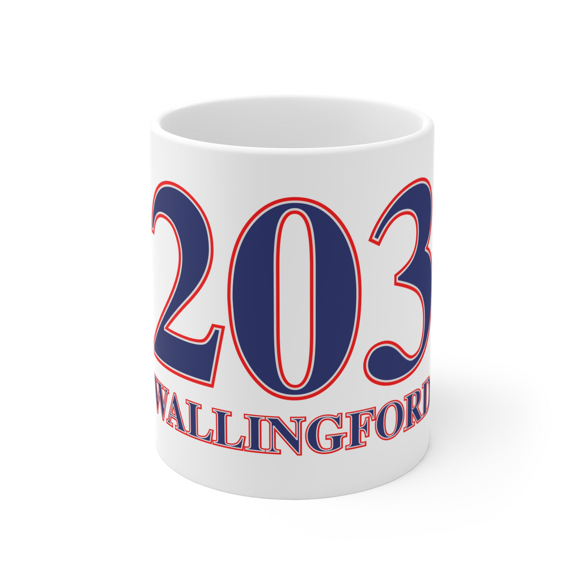 Wallingford Red, White & Blue Mug 11oz