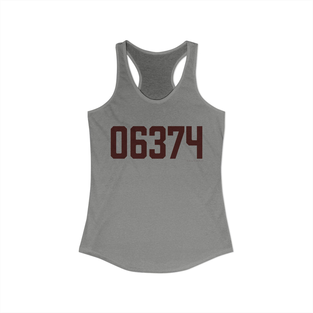 06374 Sprague Voluntown Zip Code Women's Ideal Racerback Tank Top