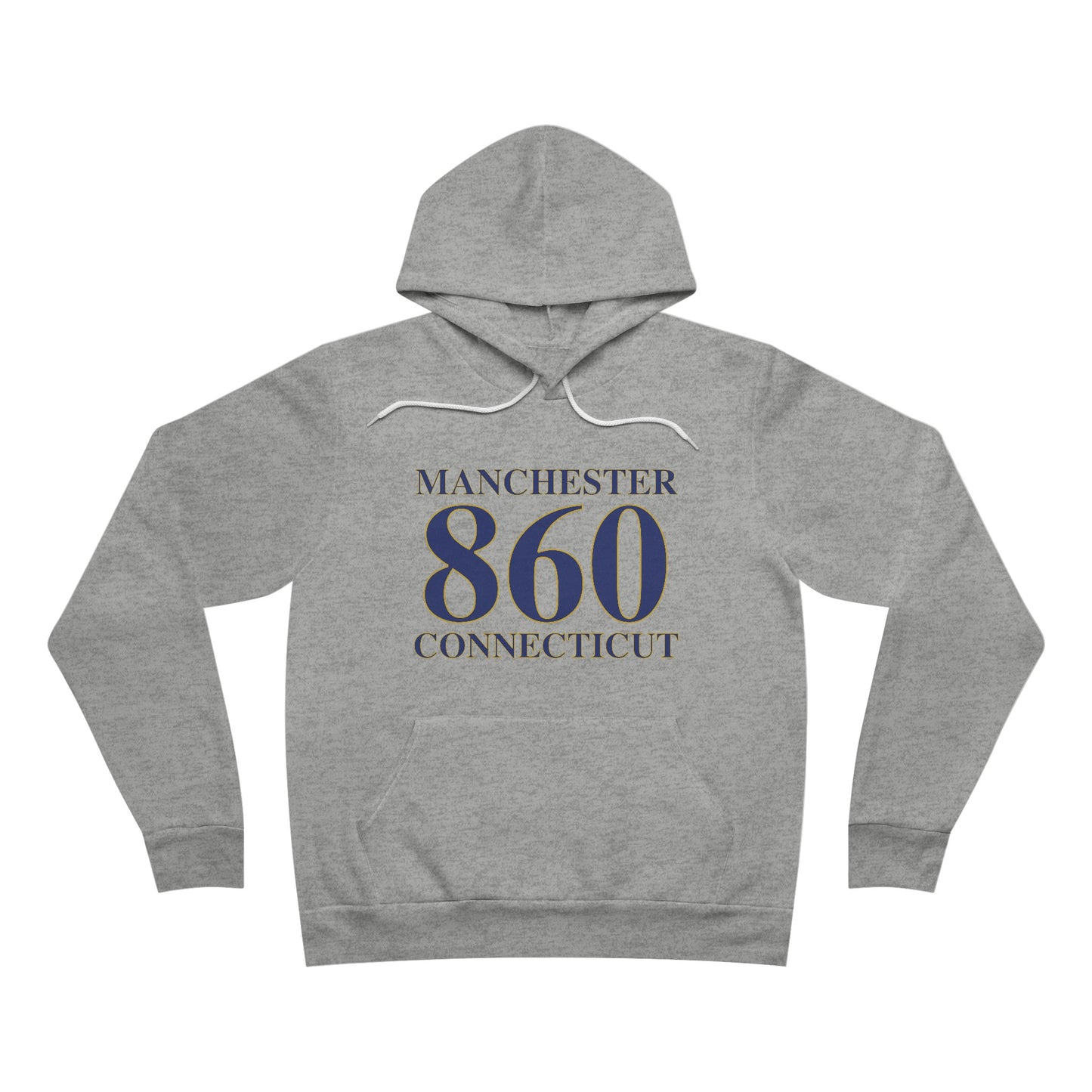 Manchester 860 Connecticut Unisex Sponge Fleece Pullover Hoodie