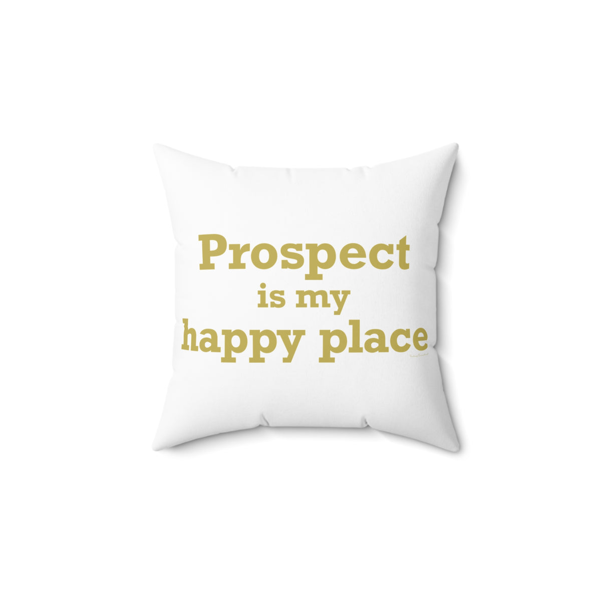 Prospect is My Happy Place Polyester Square Pillow