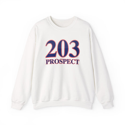 203 Prospect Red White & Blue Unisex Heavy Blend™ Crewneck Sweatshirt