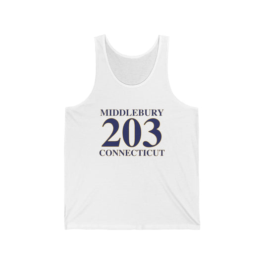 Middlebury 203 Connecticut Unisex Jersey Tank Top