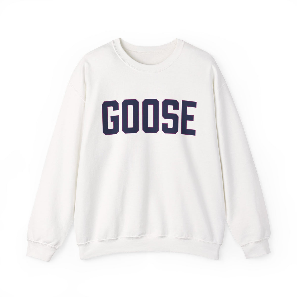 Goose Zip Code  Blue & Purple Unisex Heavy Blend™ Crewneck Sweatshirt