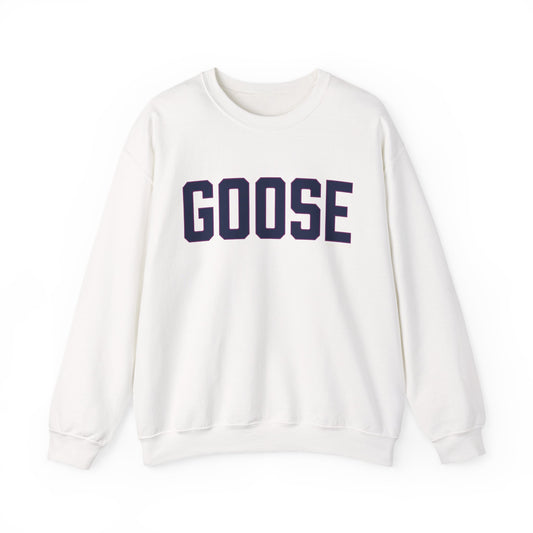 Goose Zip Code  Blue & Purple Unisex Heavy Blend™ Crewneck Sweatshirt