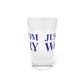 Just a kid from Woodbury Pint Glass, 16oz