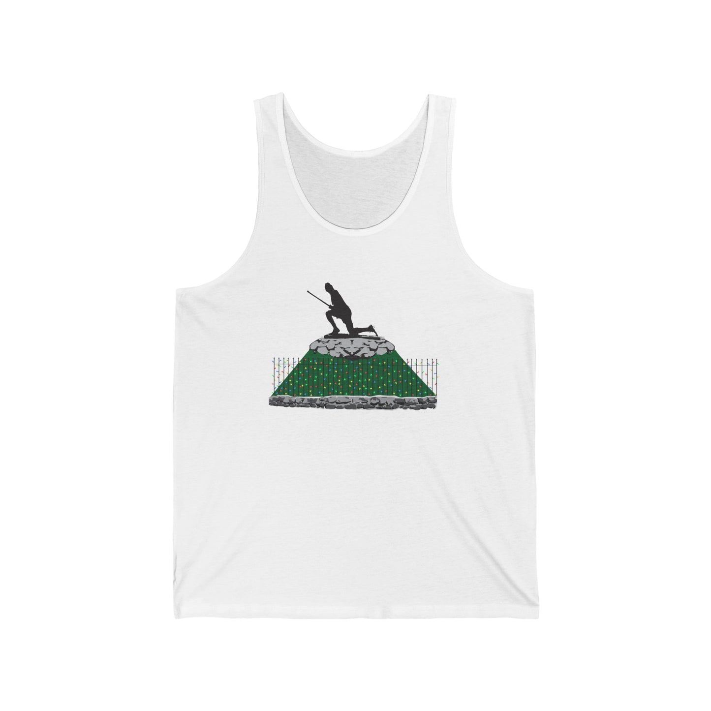 Minuteman Holiday Lights Unisex Jersey Tank Top