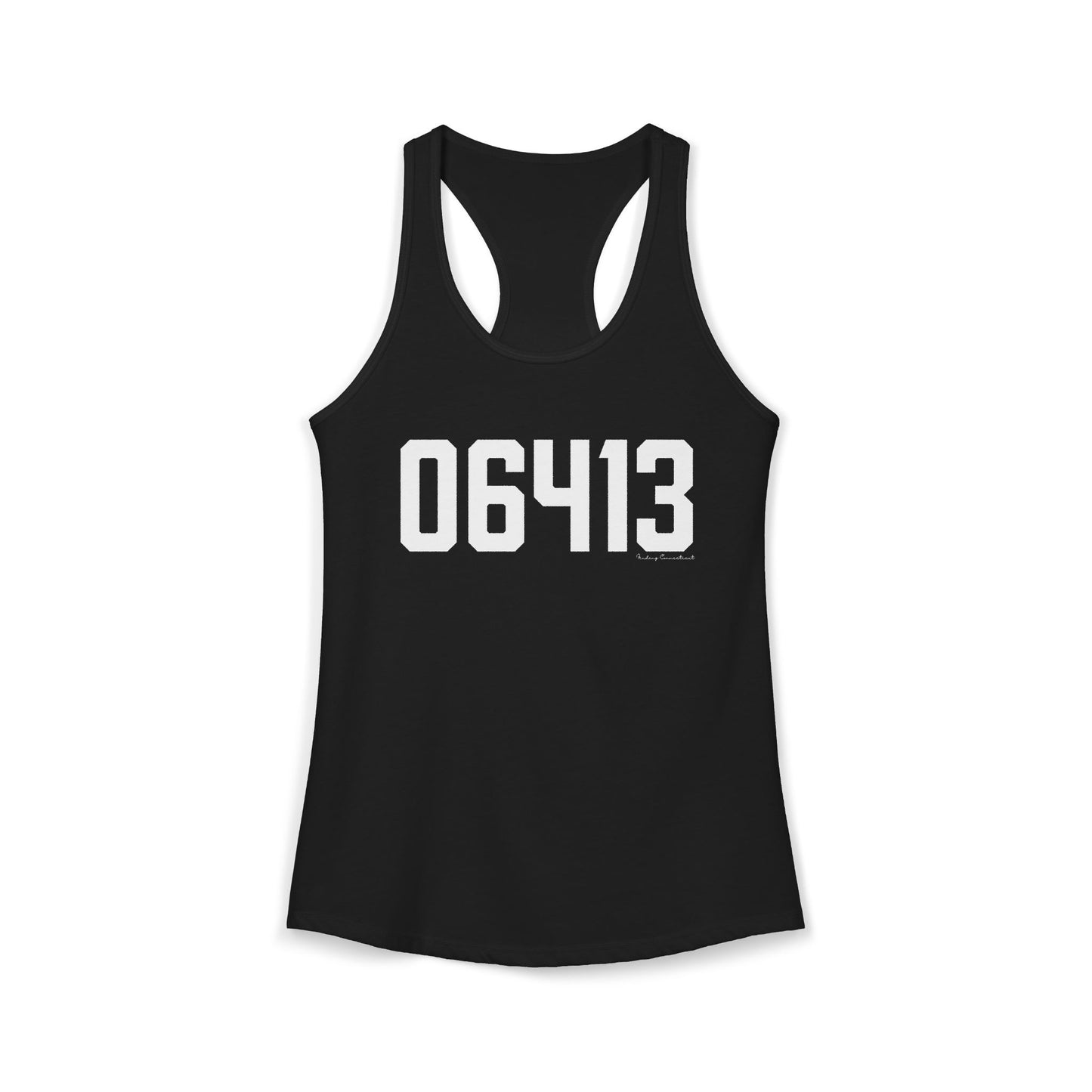 06413 Clinton CT Zip Code Women's Ideal Racerback Tank Top