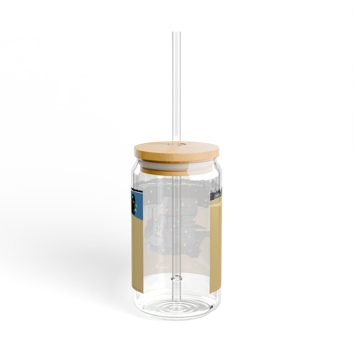 Compo Cannon Lights Sipper Glass, 16oz