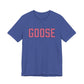 Goose Zip Code Pink & Black Unisex Jersey Short Sleeve T-Shirt