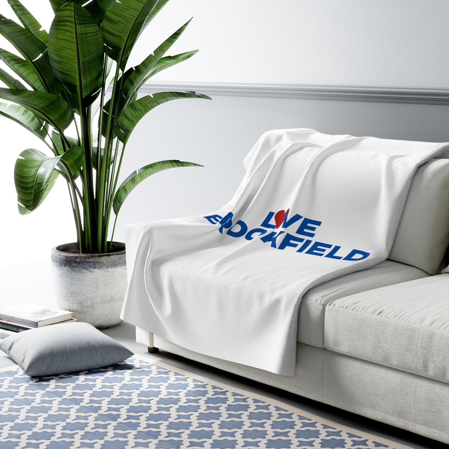 Love Brookfield Sherpa Fleece Blanket