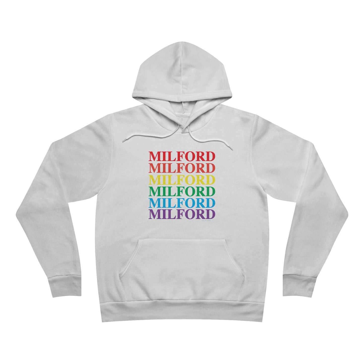 Milford Pride Unisex Sponge Fleece Pullover Hoodie