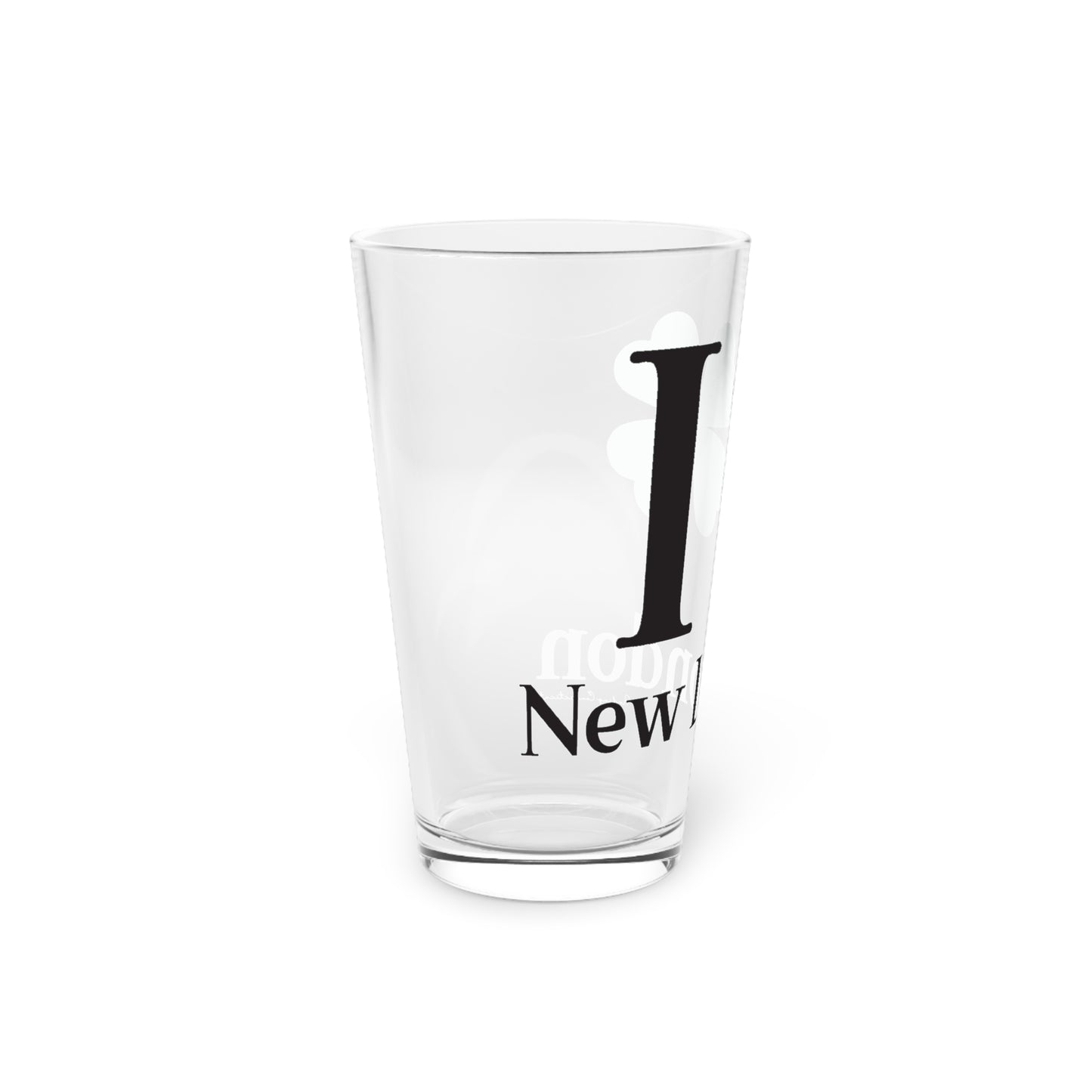 I Clover New London Pint Glass, 16oz