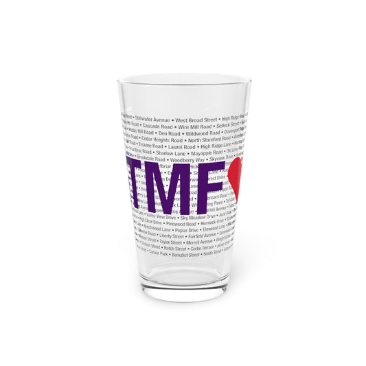 Stamford Love Pint Glass, 16oz