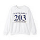 North Haven 203 Connecticut // north haven connecticut unisex  sweatshirt // finding connecticut 