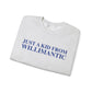 Just a kid from Willimantic Unisex Heavy Blend™ Crewneck Sweatshirt