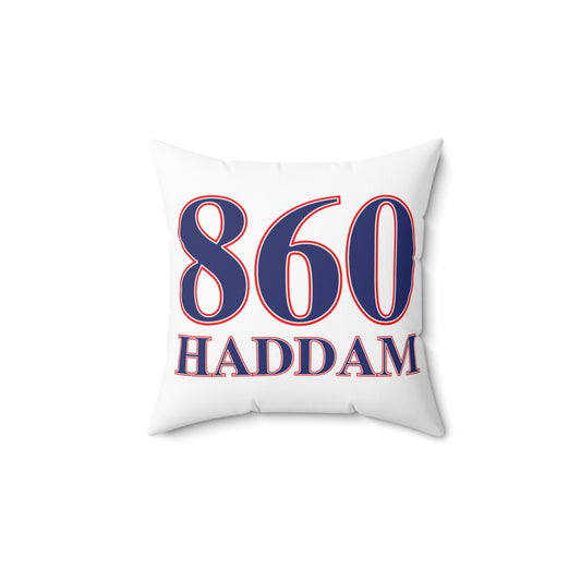 860 Haddam Red, White & Blue Spun Polyester Square Pillow