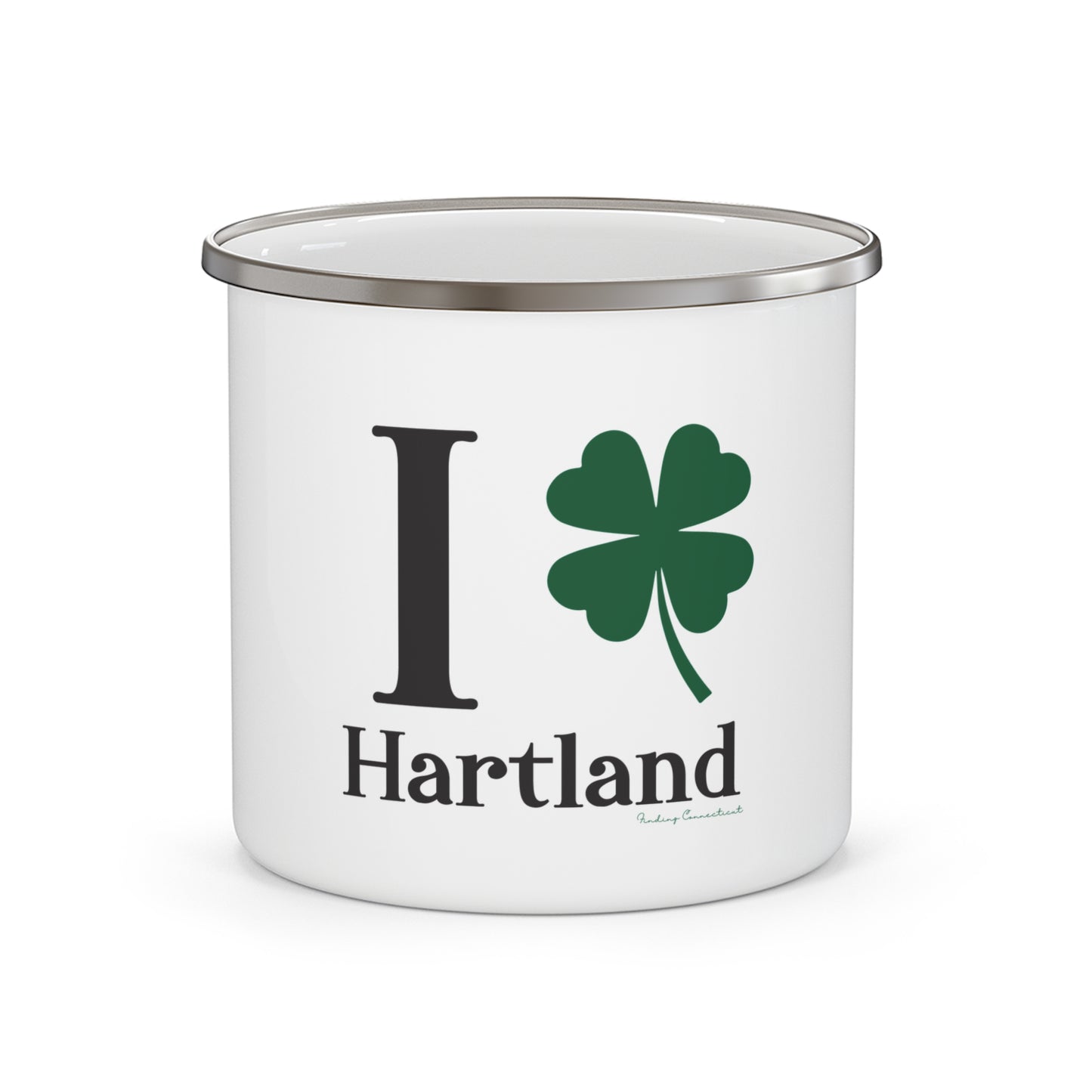 I Clover Hartland Enamel Camping Mug