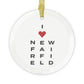New Fairfield Vision Glass Ornaments