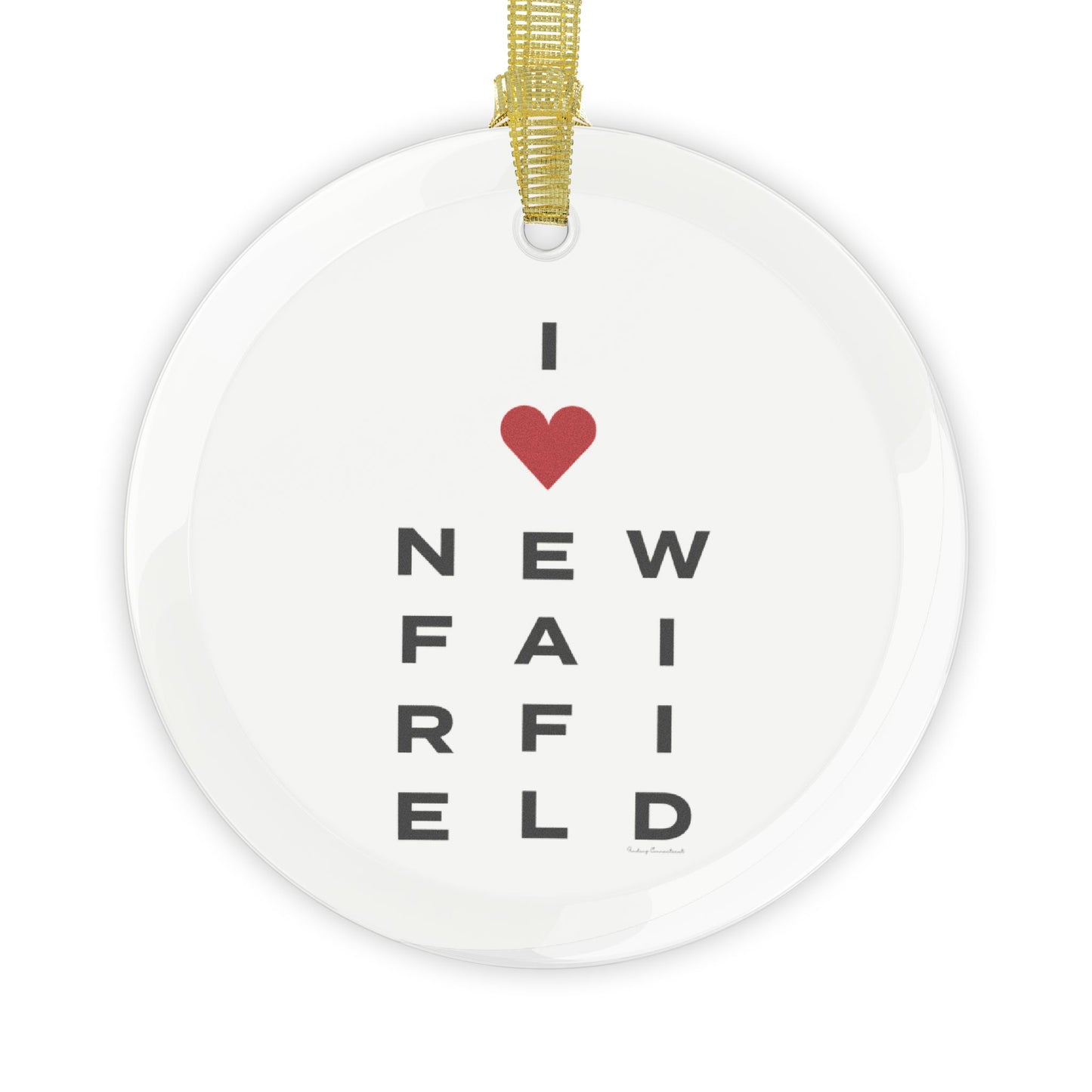 New Fairfield Vision Glass Ornaments