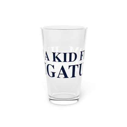 Just a kid from Saugatuck Pint Glass, 16oz