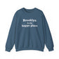 Brooklyn is My Happy Place Unisex Heavy Blend™ Crewneck Sweatshirt