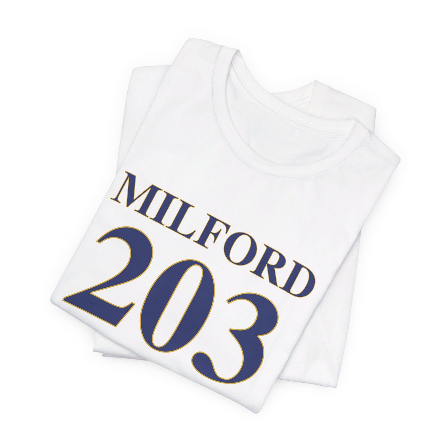 Milford 203 Connecticut Unisex Jersey Short Sleeve Tee