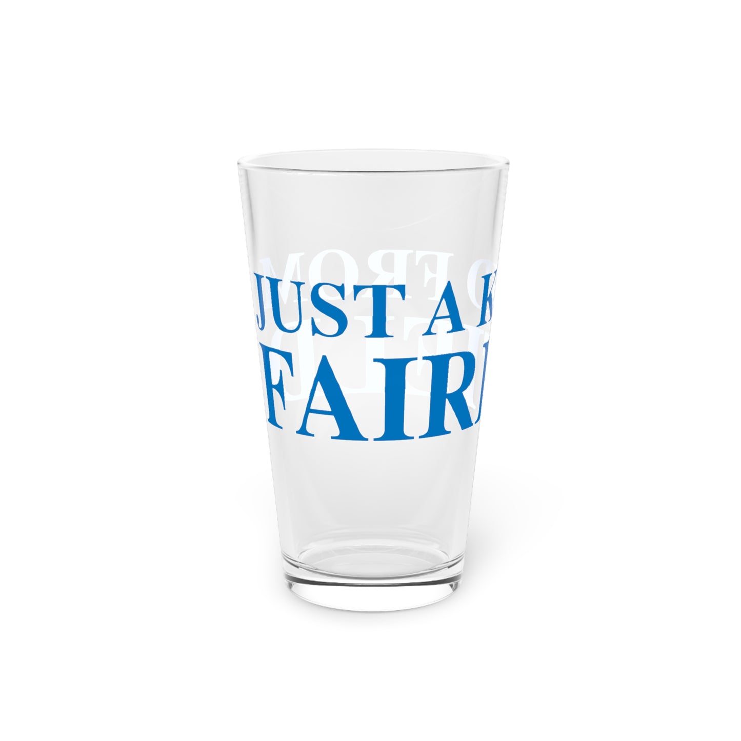 Just a kid from Fairfield Pint Glass, 16oz