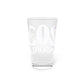 Ansonia Red, White & Blue Pint Glass, 16oz