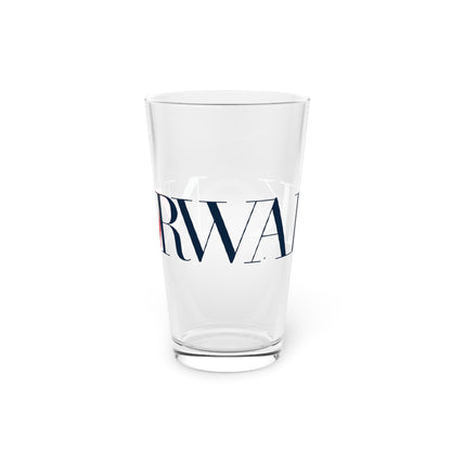 41 Tilt Norwalk Pint Glass, 16oz