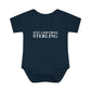 Just a kid from Sterling Infant Baby Rib Bodysuit