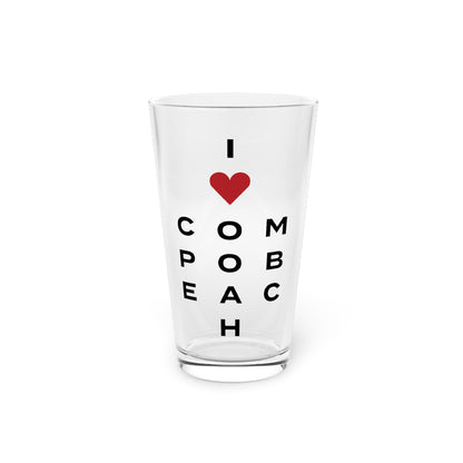 Compo Beach Vision Pint Glass, 16oz
