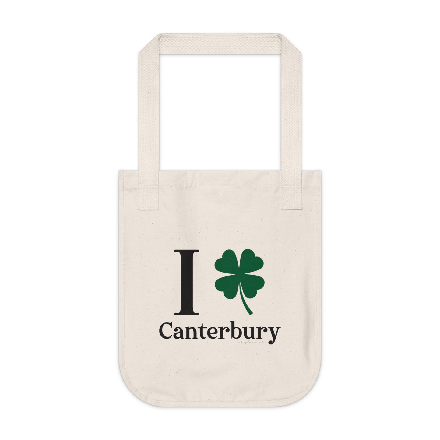 I Clover Canterbury Organic Canvas Tote Bag