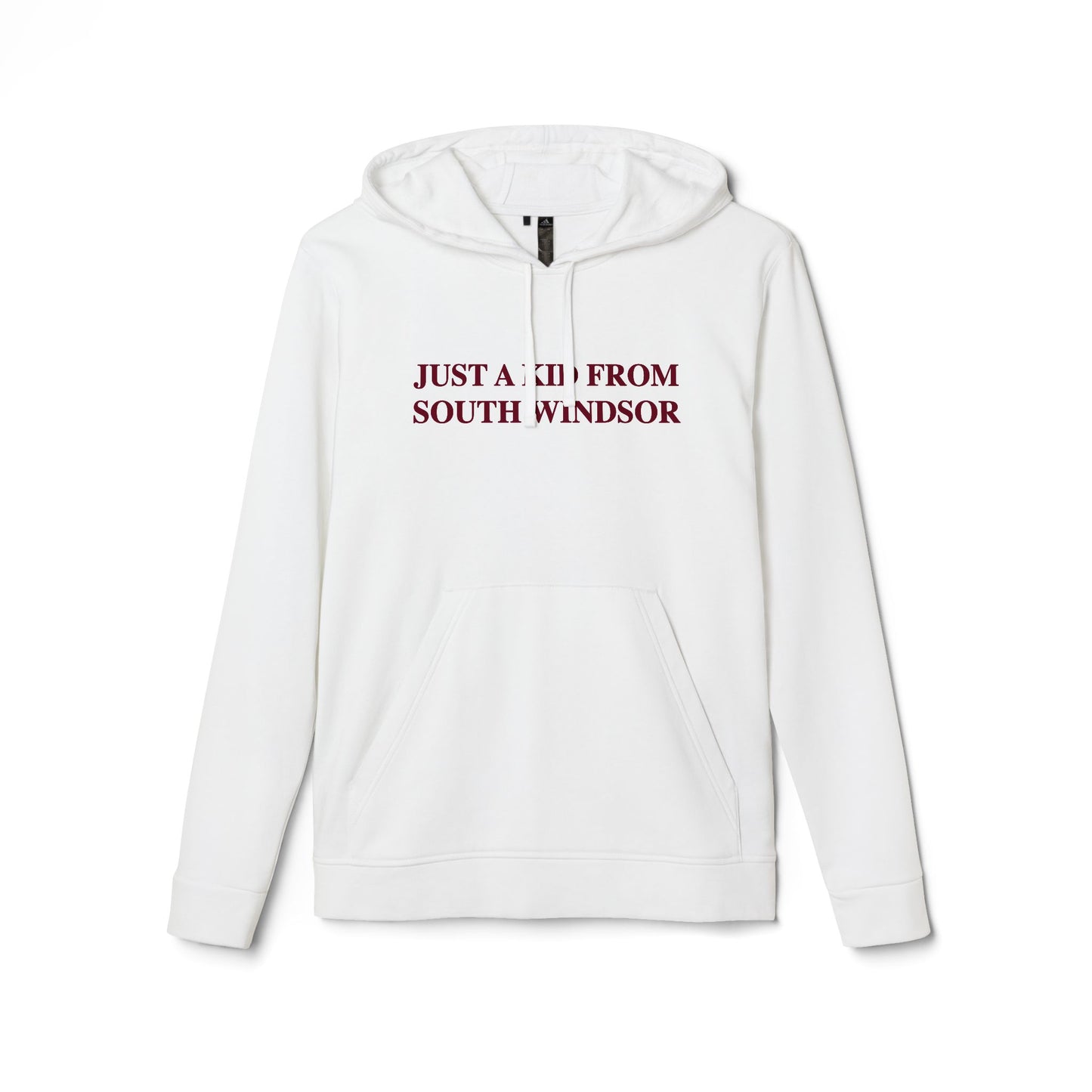 Just a kid from South Windsor adidas Unisex Fleece Hoodie