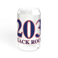 203 Black Rock Red White & Blue Sipper Glass, 16oz