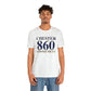 Chester 860 Connecticut Unisex Jersey Short Sleeve T-Shirt