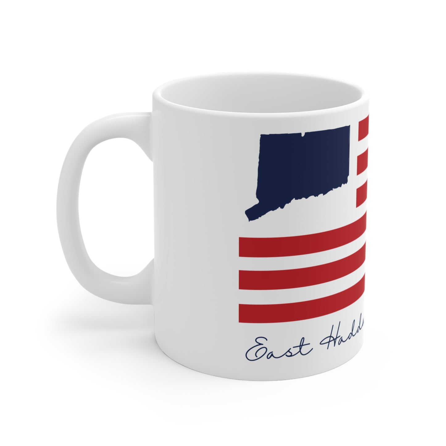 East Haddam Connecticut Flag Mug 11oz