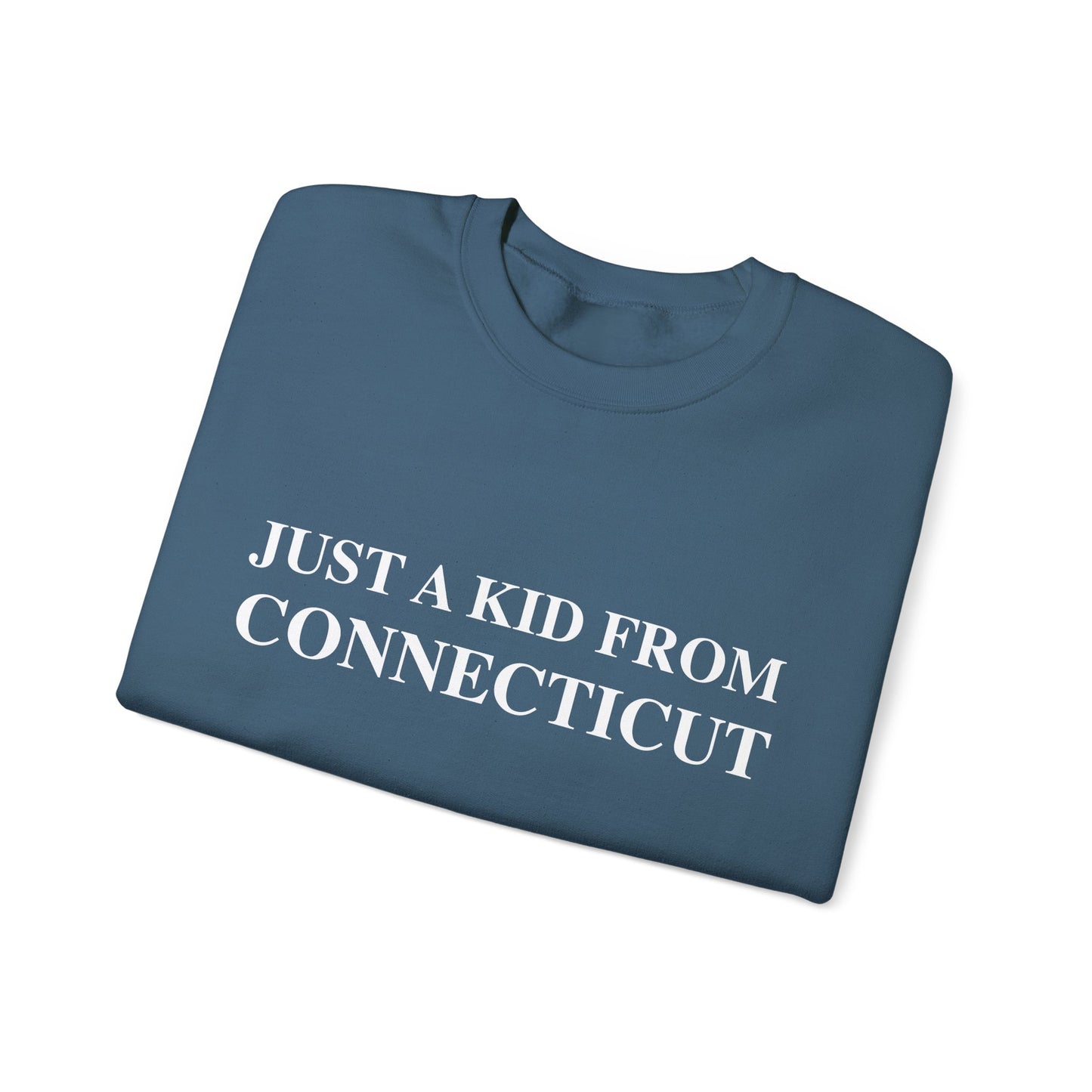 Just a Kid from Connecticut Unisex Heavy Blend™ Crewneck Sweatshirt