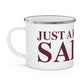 Just a kid from Salem Enamel Camping Mug
