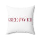 41 Tilt Greenwich Spun Polyester Square Pillow