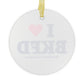 I Heart BKFD Glass Ornaments